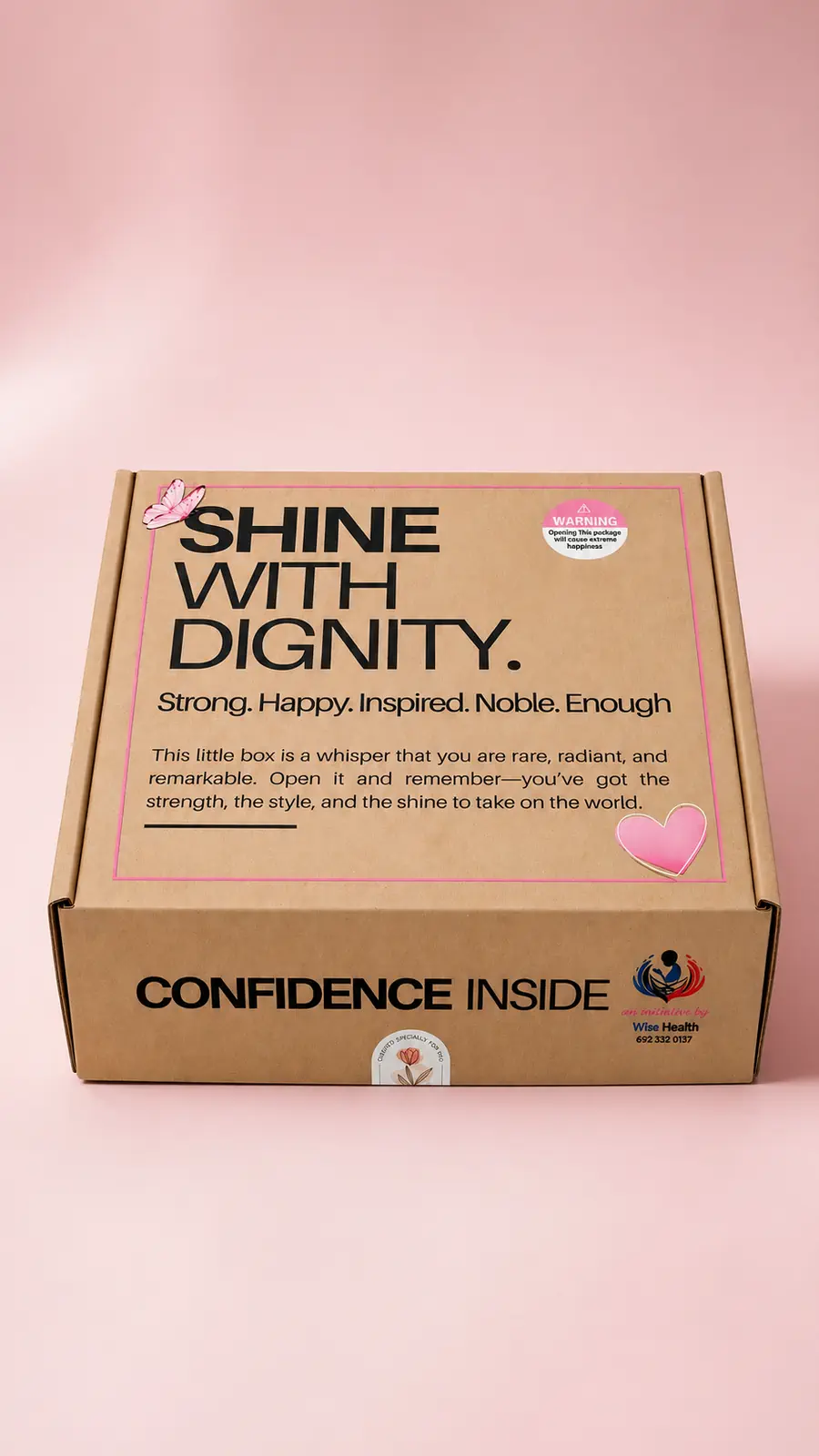 SHINE With Dignity premium menstrual wellness pack