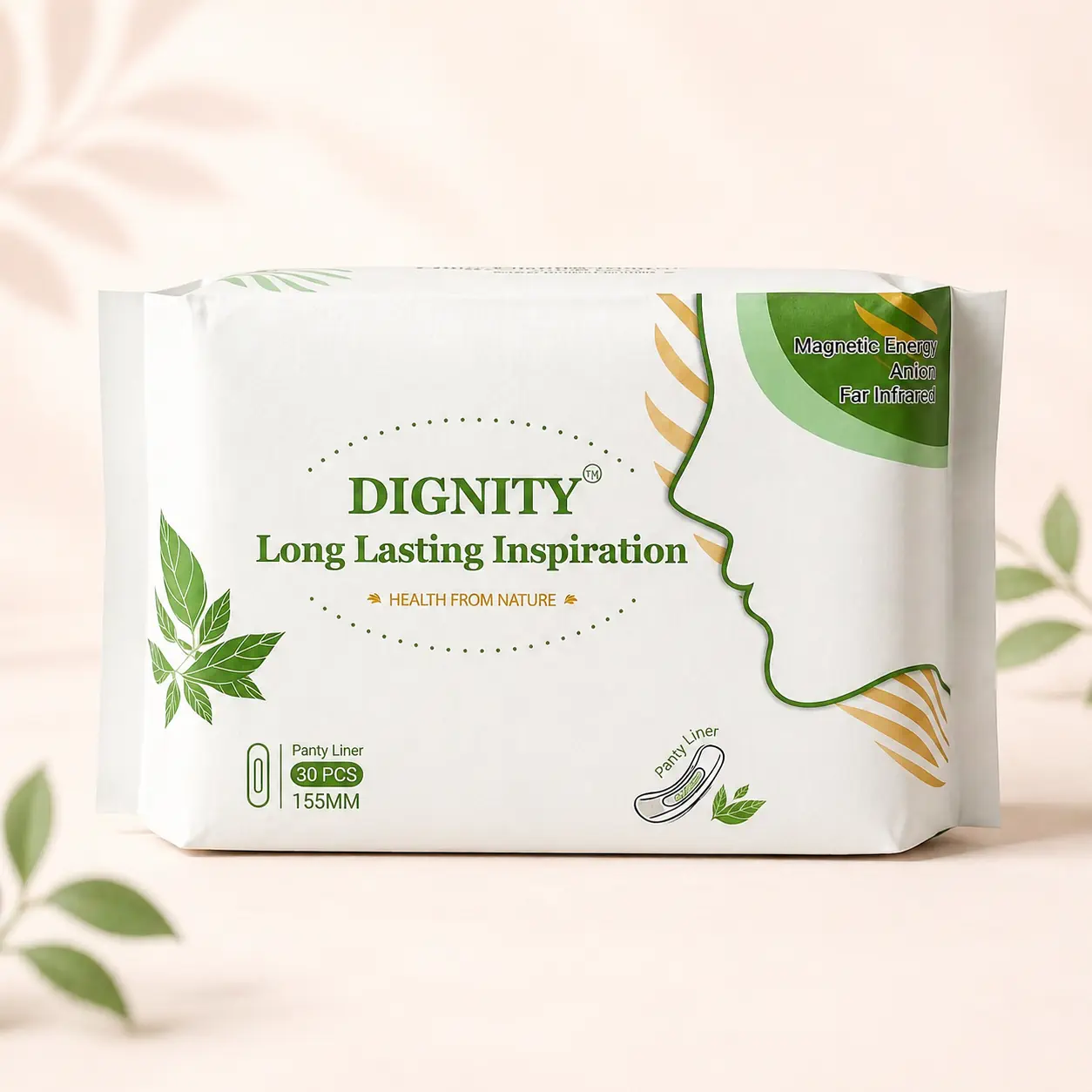 Dignity Organic Pantyliners for daily freshness