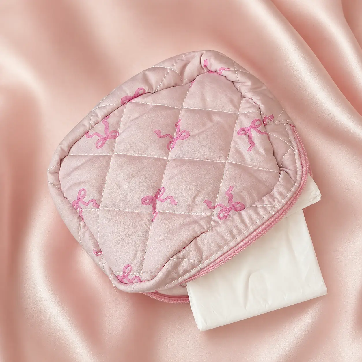Reusable pink storage pouch from the SHINE Pack
