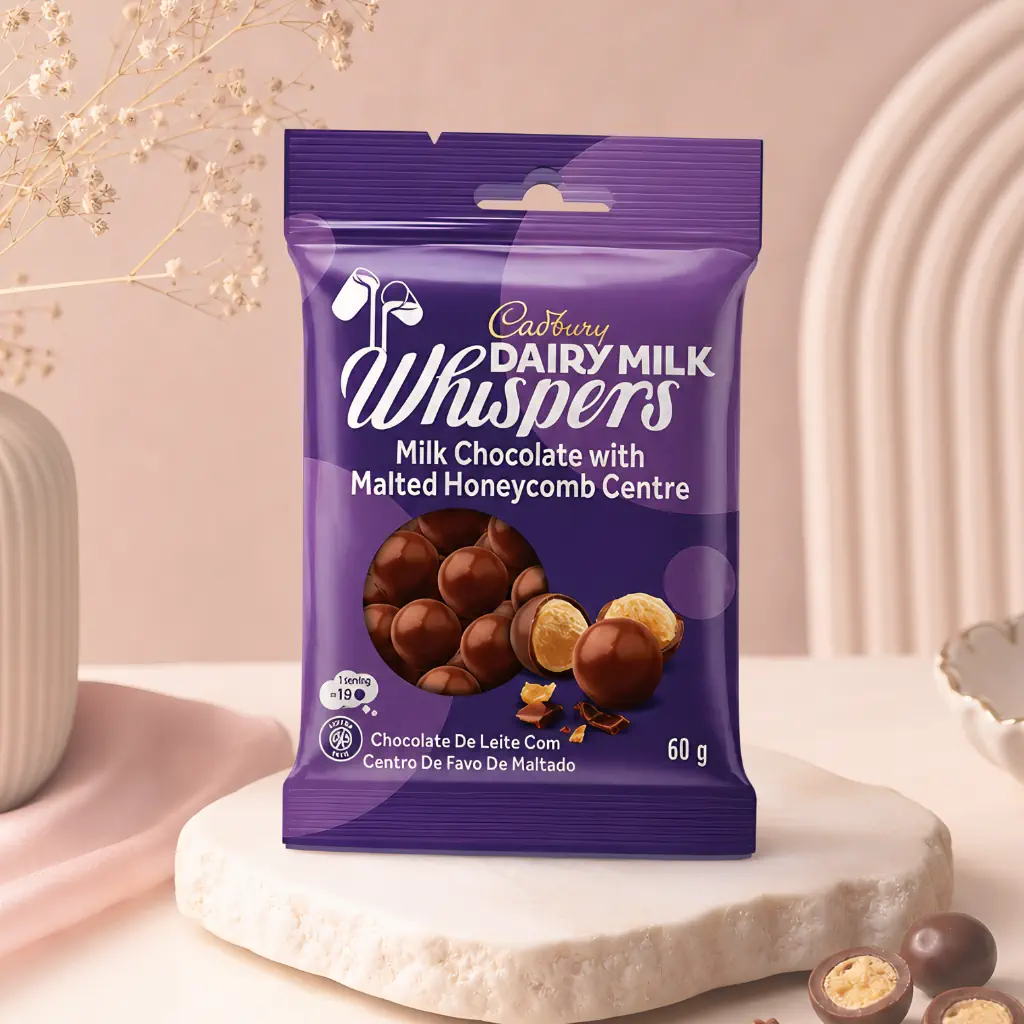 Whispers chocolate treat included as a warm gesture of care